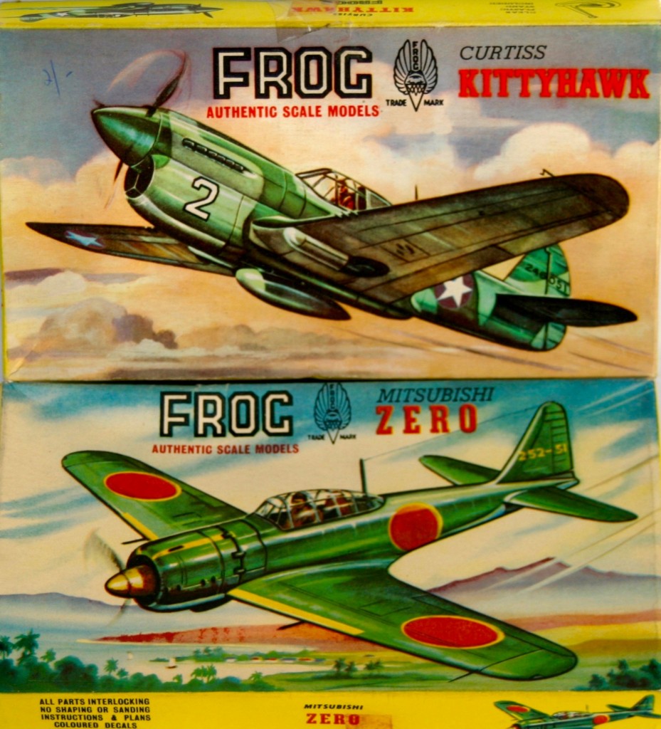 Kittyhawk and Zero. It may be that the Kittyhawk was my first Frog Kit. 